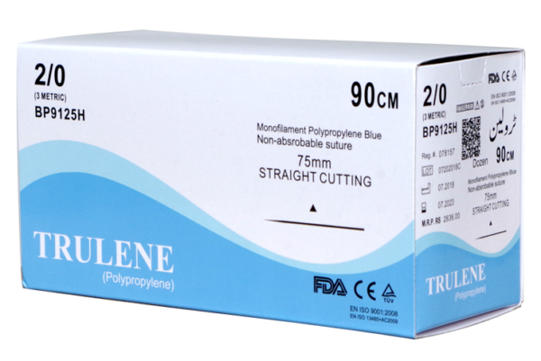 Trulene (prolene) 2/0 90cm/75mm S.Cutting