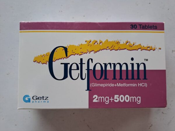 Getformin 2mg /500mg tab.